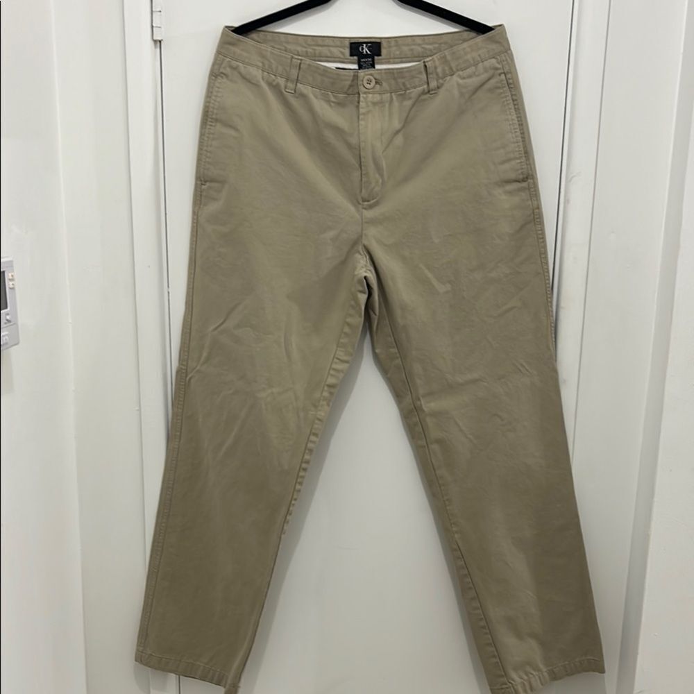 Calvin Klein Men's Tan Pants